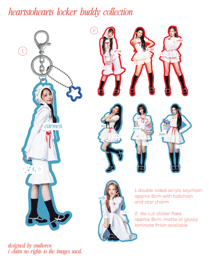 hearts2hearts locker buddy keychain