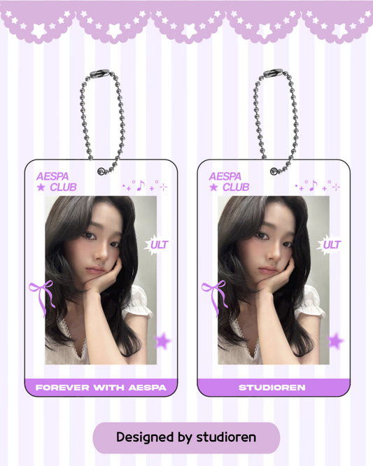 PREORDER aespa photocard holder