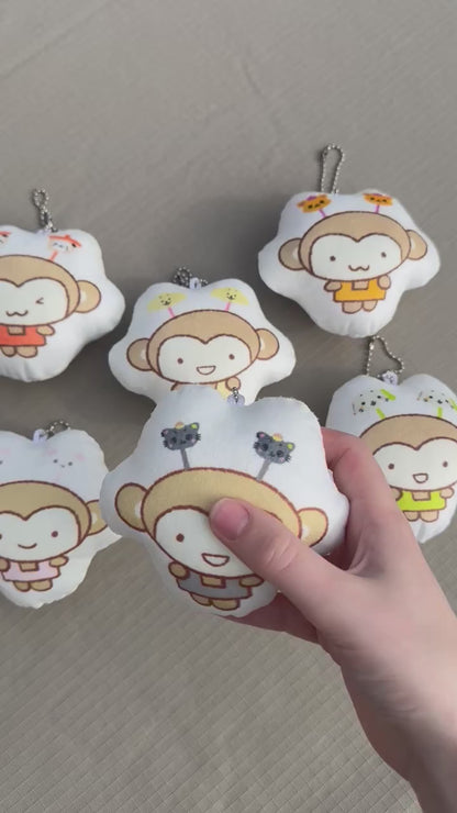 nana x nct wish pillow keychains